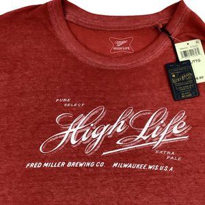 Lucky Brand Miller High Life Burn Out Tshirt XXL